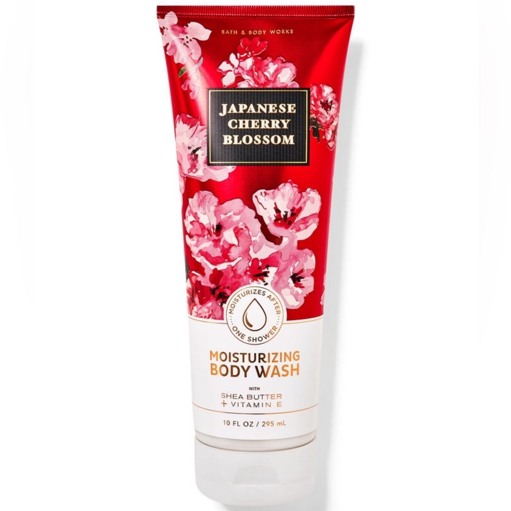 Bath & Body Works Japanese Cherry Blossom Moisturizing Body Wash 10oz NEW RARE